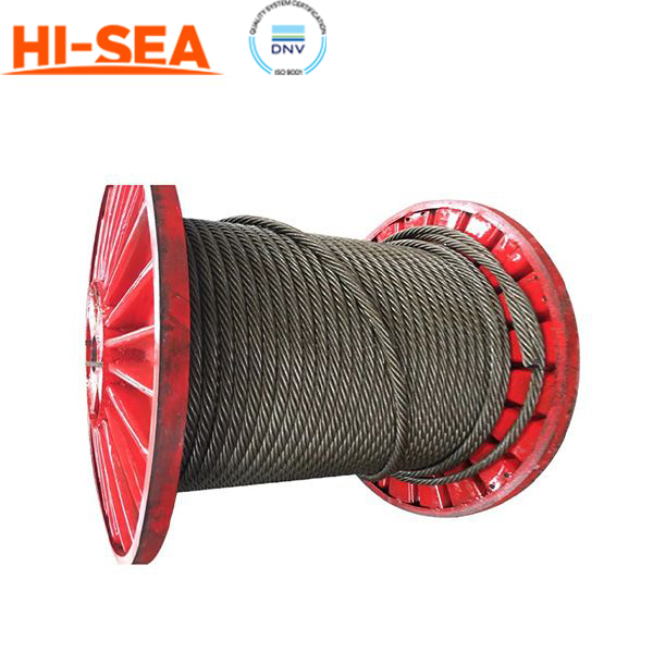 6×19 Large Diameter Elevator Steel Wire Rope with Fiber Core